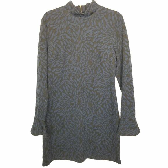 Anthropologie Hutch Womens Michaela Sweater Dress M Floral Textured Whimsigoth - Picture 2 of 11